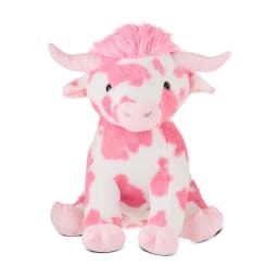 DJKDJL Jumbo Longhorn Cow Plush, Pink Highland Cow Plush,20"Cute Cow Plush Stuffed Animal Doll,Pink Stuffed Animal Valentine'S Day Gifts - Thumbnail 1