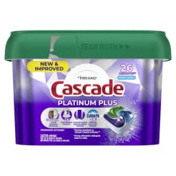 Cascade Platinum Plus Dishwasher Pods, Dishwasher Detergent Soap Tabs, Fresh, 26 Count - Thumbnail 10