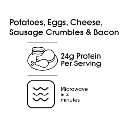 Great Value Meat Lovers Breakfast Bowl, 7 oz (Frozen) - Thumbnail 6