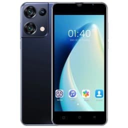 Black Android 12 Cell Phone 5.5In Hd Display 16Gb Storage 3G Dual Sim 3200Mah Unlocked - Thumbnail 1