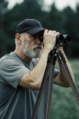 FANAUE Carbon Fiber Tripod for Hunting,360 Degree Ball Head,with Arca Swiss Quick Release Plateand Hands-Free Operation for Hunting, Shooting - Thumbnail 6