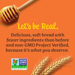 Nature's Own Honey Wheat, Honey Wheat Sandwich Bread, 20 oz Loaf - Thumbnail 2