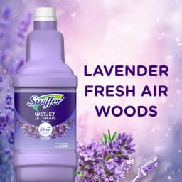 Swiffer Wet Jet Solution Refill, Lavender, 2 x 42.2 fl oz - Thumbnail 4