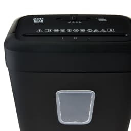 Pen+Gear 6-Sheet Cross-Cut Paper/Credit Card Shredder with 3.7 Gallon Bin, Black, Home & Office Use - Thumbnail 4