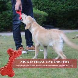 Valr Dog Chew Toys for Aggressive Chewers Large Breed,Rubber Dog Bones - Thumbnail 4
