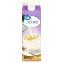 Great Value Half & Half, 32 fl oz - Thumbnail 1