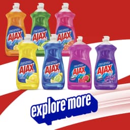 (2 pack) Ajax Ultra Liquid Dish Soap Orange Scent, Triple Action, 90 fl oz Bottle - Thumbnail 11