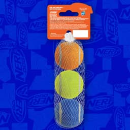 Nerf Dog Toys Squeaky Tennis Ball Dog Toy, 2 inch, 3 Pack - Thumbnail 8