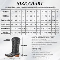 IUV Mid-Calf Cowgirl Boots Cowboy Western Pull-On Tabs Pointy Toe Boot,Sizes 5-11 - Thumbnail 2