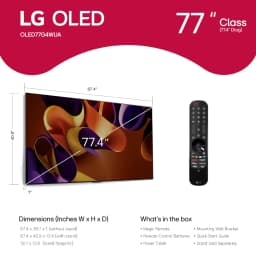 LG 77 Inch OLED evo G4 Series Smart TV 4K HDR (2024) - Thumbnail 2