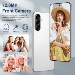 A56 5G Unlocked Android Smartphone, 7.3" HD Display, 16GB RAM + 1TB Storage, 108MP Camera, 8000mAh Long-Lasting Battery - Thumbnail 7