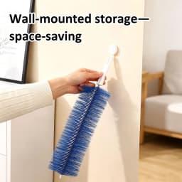 Bendable Fan Cleaner Brush - Flexible Dust Remover for Ceiling Fans, Vents, Blinds & Car - Washable Reusable Duster - 2 Pack - Thumbnail 7