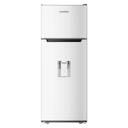 Bangson 7.3 Cu.ft Refrigerator with Water Dispenser & Freezer, Compact Apartment Fridge with Adjustable Thermostat for Office, Kitchen, Home ,Silver - Thumbnail 1
