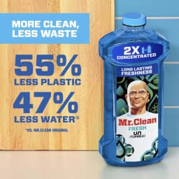 Mr. Clean All Purpose Cleaner, 2X Concentrated Multi Surface, Unstopable Fresh Scent, 23 fl oz - Thumbnail 6