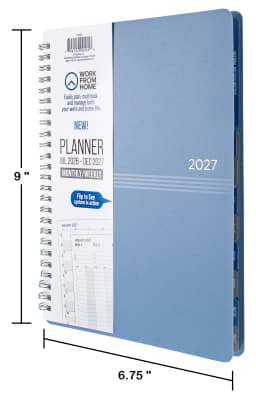 Work from Home Medium Monthly Weekly Planner & Appointment Book (18 months - 7" x 9") - Thumbnail 6