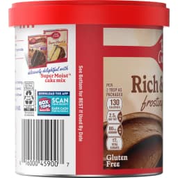 Betty Crocker Rich and Creamy Milk Chocolate Frosting, Gluten Free, 16 oz - Thumbnail 11