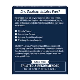 OCuSOFT Lid Scrub Original Eyelid Cleanser, 30 Count - Thumbnail 2