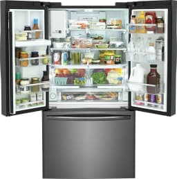 FRIGIDAIRE GRFS2853AD FRENCH DOOR FREESTANDING REFRIGERATOR Black Stainless Steel - Thumbnail 3