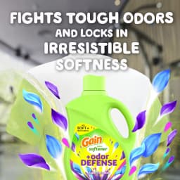 Gain Odor Defense Liquid Fabric Softener, Freshness + Odor Protection, Super Fresh Blast Scent, 35 fl oz, 48 Loads - Thumbnail 3