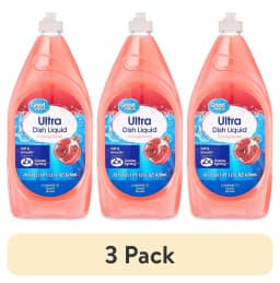 (3 pack) Great Value Soft & Smooth Ultra Dish Liquid, Pomegranate, 40 fl oz - Thumbnail 1