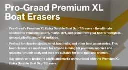 Premium Xl Boat Erasers Magic Sponge Erasers Removes Marks Scuffs Grime & Dirt - Thumbnail 3