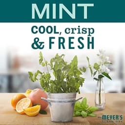 Mrs. Meyers Clean Day Dishwashing Liquid Dish Soap, Cruelty Free Formula, Mint Scent, 16 Oz - Pack - Thumbnail 3