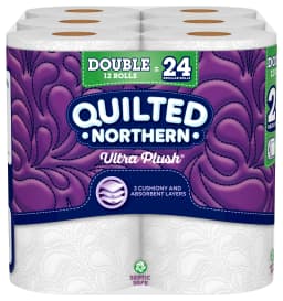 Quilted Northern Ultra Plush Toilet Paper, 12 Double Rolls - Thumbnail 9