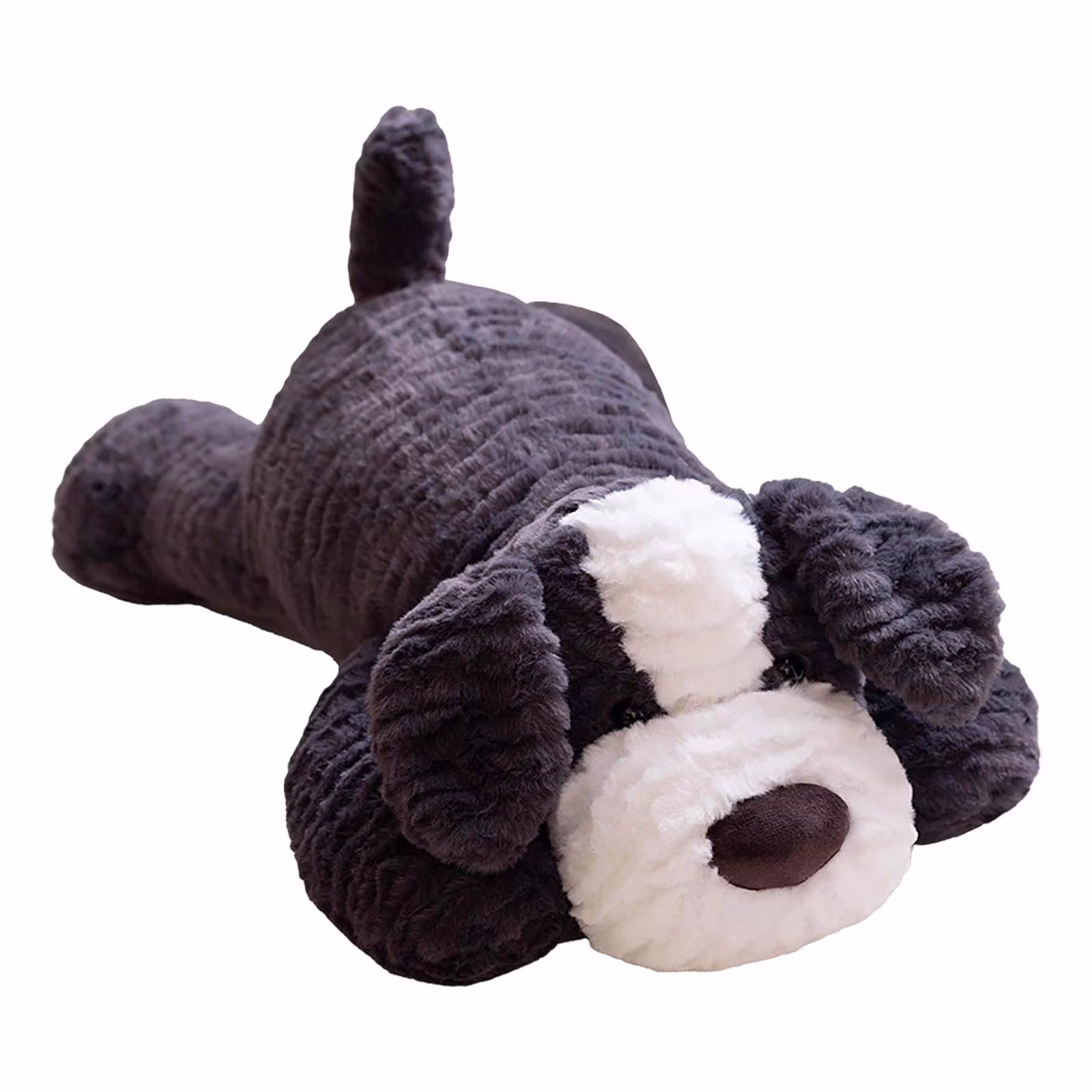 E-962 B Soft Lying Dog Plush Doll Cuddly For Home Comfort #GC14A - Thumbnail 1