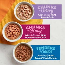 Meow Mix Seafood Selections Variety Pack, Wet Cat Food, 2.75 oz Cup (24 Pack) - Thumbnail 6