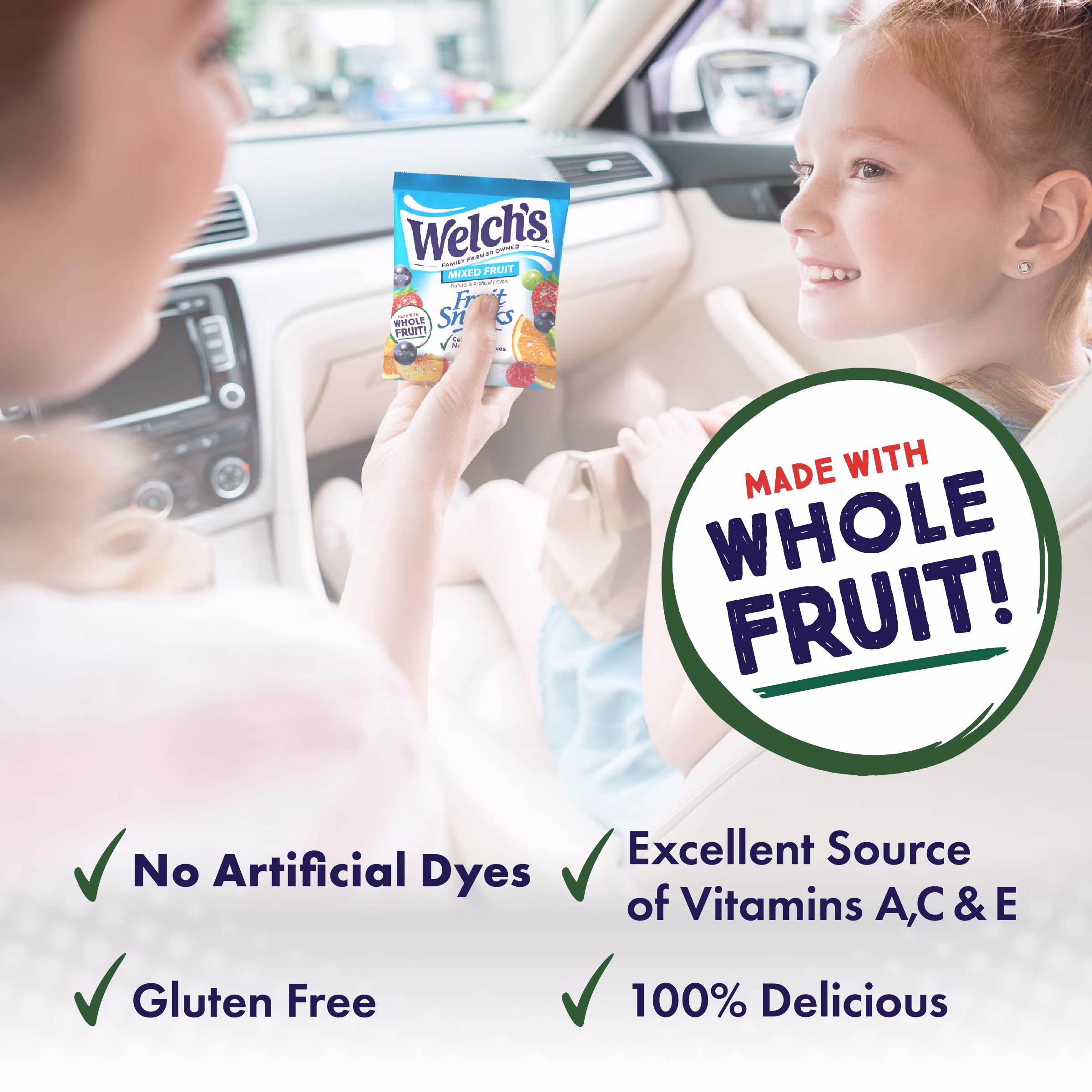 Welch's Fruit Snacks, Mixed Fruit, Soft Kids Snacks, 0.8 oz, 10 Count - Thumbnail 4
