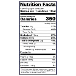 Great Value Croissant Sandwiches Sausage Egg and Cheese, 4.4 oz, 4 Count (Frozen) - Thumbnail 5