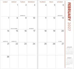 TF Publishing 2027-2028 Dog Small Monthly Pocket Planner - Thumbnail 2