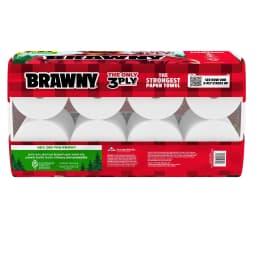 Brawny Tear-A-Square 3-Ply Paper Towels, 8 Triple Rolls, 114 Sheets per Roll - Thumbnail 12
