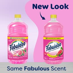 Fabuloso 2X Multi-Purpose Cleaner, No Rinse Floor Cleaner, Watermelon Scent, 56 fl oz - Thumbnail 2