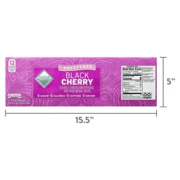 Clear American Black Cherry Sparkling Water, 12 fl oz, 12 Count - Thumbnail 7