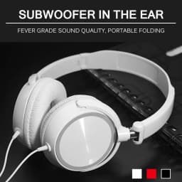 KLYNE- Wired Headphones 3 5Mm Bass Stereo Foldable With Microphone - Thumbnail 4
