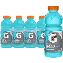 Gatorade Frost Thirst Quencher Glacier Freeze Sports Drinks, 20 fl oz, 8 Count Bottles - Thumbnail 1