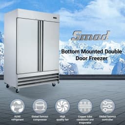 Smad 47 Cu ft Commercial Refrigerator Upright Fridge for Restaurants /Bars /Shops - Thumbnail 4