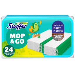 Swiffer Mop & Go Wet Refills, Gain, 24 Count - Thumbnail 1