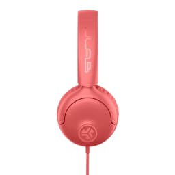 JLab Studio 2 Wired Headphones, Coral, Cloud Foam Comfort, Foldable, In-Line Mic, Lab Quality Sound - Thumbnail 3