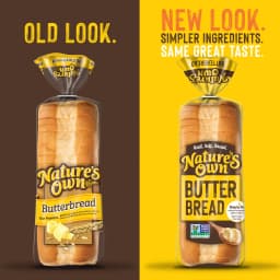 Nature's Own Butterbread, Non-GMO Bread, Sandwich Bread, 20 oz Loaf - Thumbnail 3