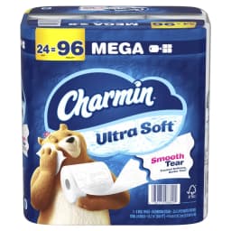 Charmin Ultra Soft Toilet Paper 24 Mega Rolls, 224 Sheets Per Roll - Thumbnail 14