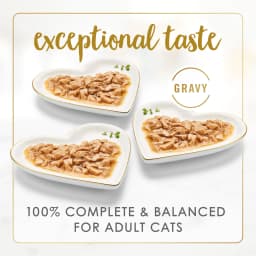 Purina Fancy Feast Gravy Lovers Poultry & Beef in Gravy Wet Cat Food Variety Pack, 3 oz Cans (30 Pack) - Thumbnail 2