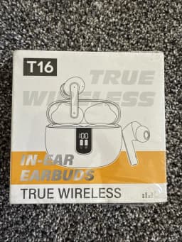 RHEA- True Wireless T16 In-Ear Earbuds – New In Box - Thumbnail 1