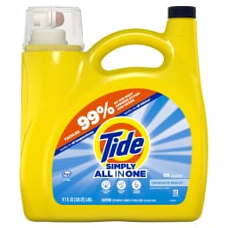 Tide Simply Laundry Detergent Liquid All-In-One, Refreshing Breeze Scent, 117 fl oz, 89 Loads - Thumbnail 7