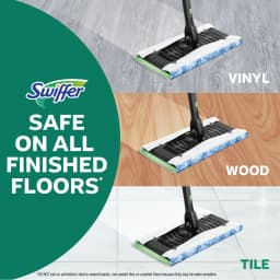 Swiffer Mop & Go Deluxe Kit with Dry & Wet Refills, 1 Handle + 2 Hair Magnet Dry Pads & Wet Pad Refills - Thumbnail 4