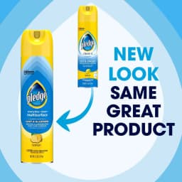 Pledge Clean It Dust & Allergen Multi Surface Cleaner Spray, Spring Cleaning Supplies, Lemon Scent, 9.7 Ounce - Thumbnail 2