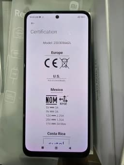 Xiaomi Redmi Note 12S 4G LTE (256GB + 8GB) Global Unlocked 6.67" 108MP Triple (ONLY T-Moble/Tello/Mint USA Market) - Thumbnail 4