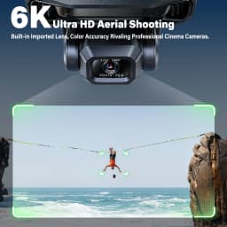 Bwine F7GIM Drone with 6K UHD Camera, 3-Axis Brushless Gimbal, 4K/30fps Video, GPS Smart Control for Adults and Beginners, 70Mins, 10000FT FPV - Thumbnail 5