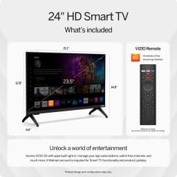VIZIO 24” Class HD 720p LED Smart TV (VHD24M-08) - Thumbnail 3